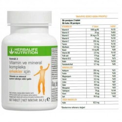 HERBALİFE FORMUL 2 ERKEK VİTAMİNİ