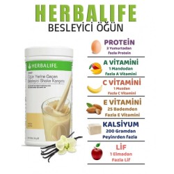 Herbalife Ek Gıda Takfiyeleri  Vanilya Aromalı Formul1 Shake  
