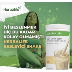 HERBALİFE FORMÜL 1 ÖĞÜN YERİNE GEÇEN BESLEYİCİ SHAKE KARIŞIMI VANİLYA AROMALI